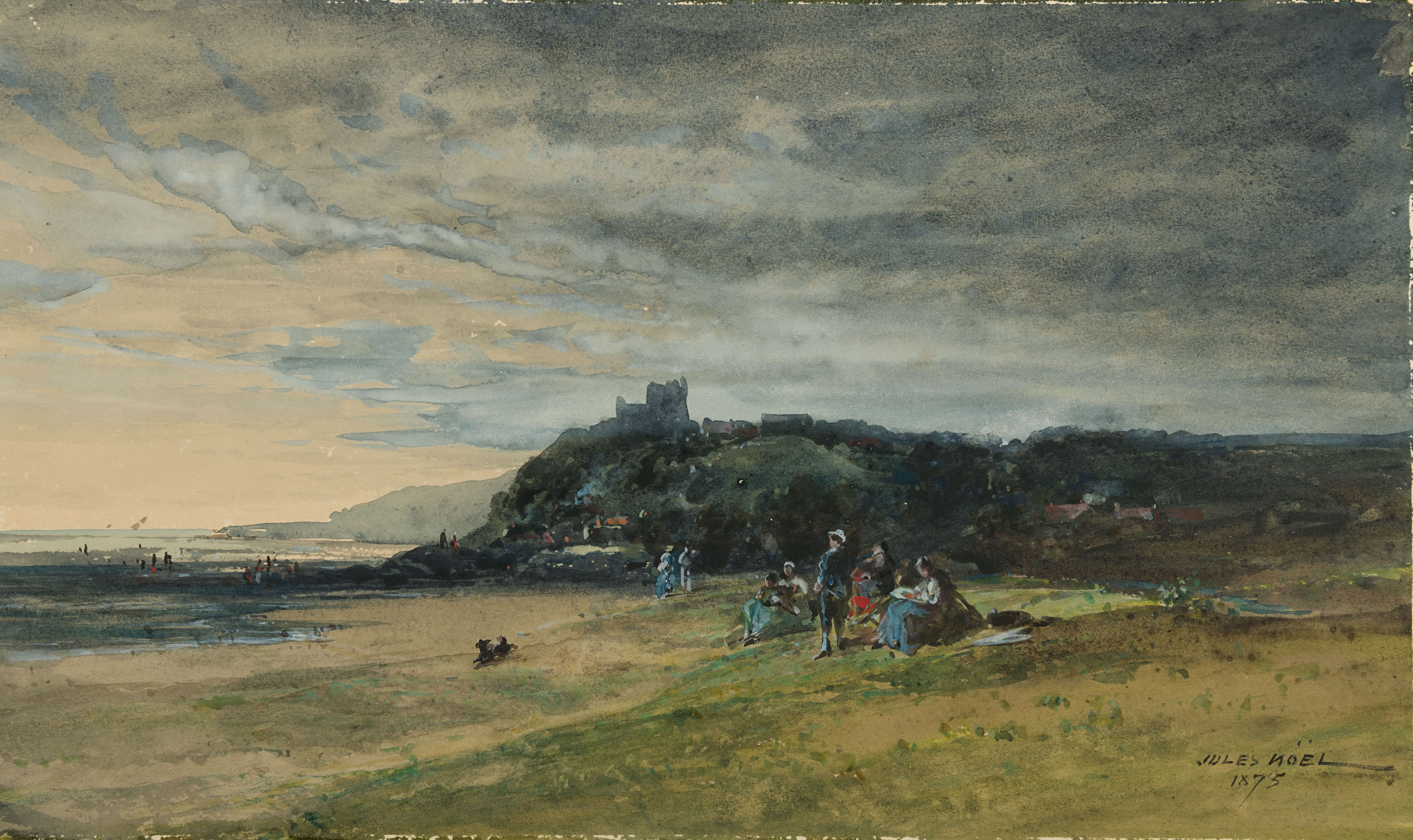 Beach Scene in Normandy